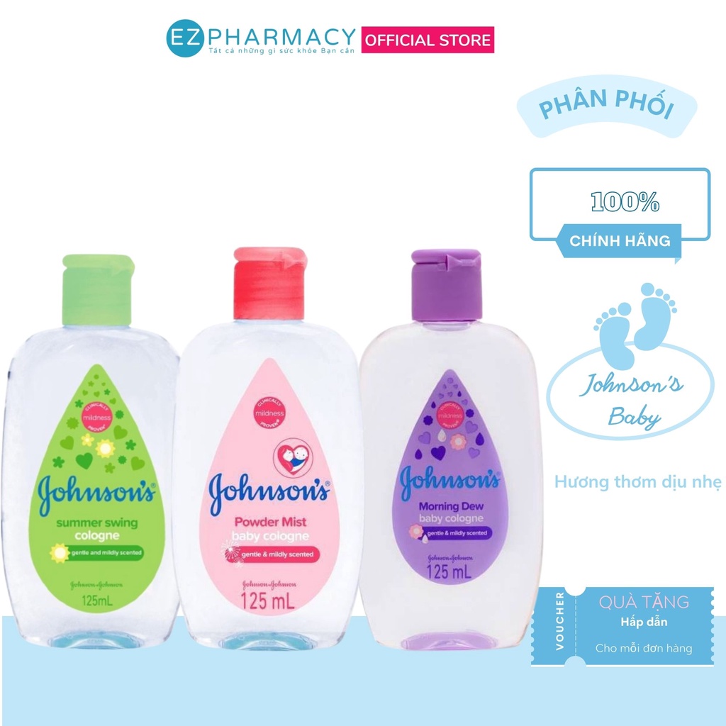 Nước hoa Johnson's Baby nhiều mùi hương 50ml /125ml