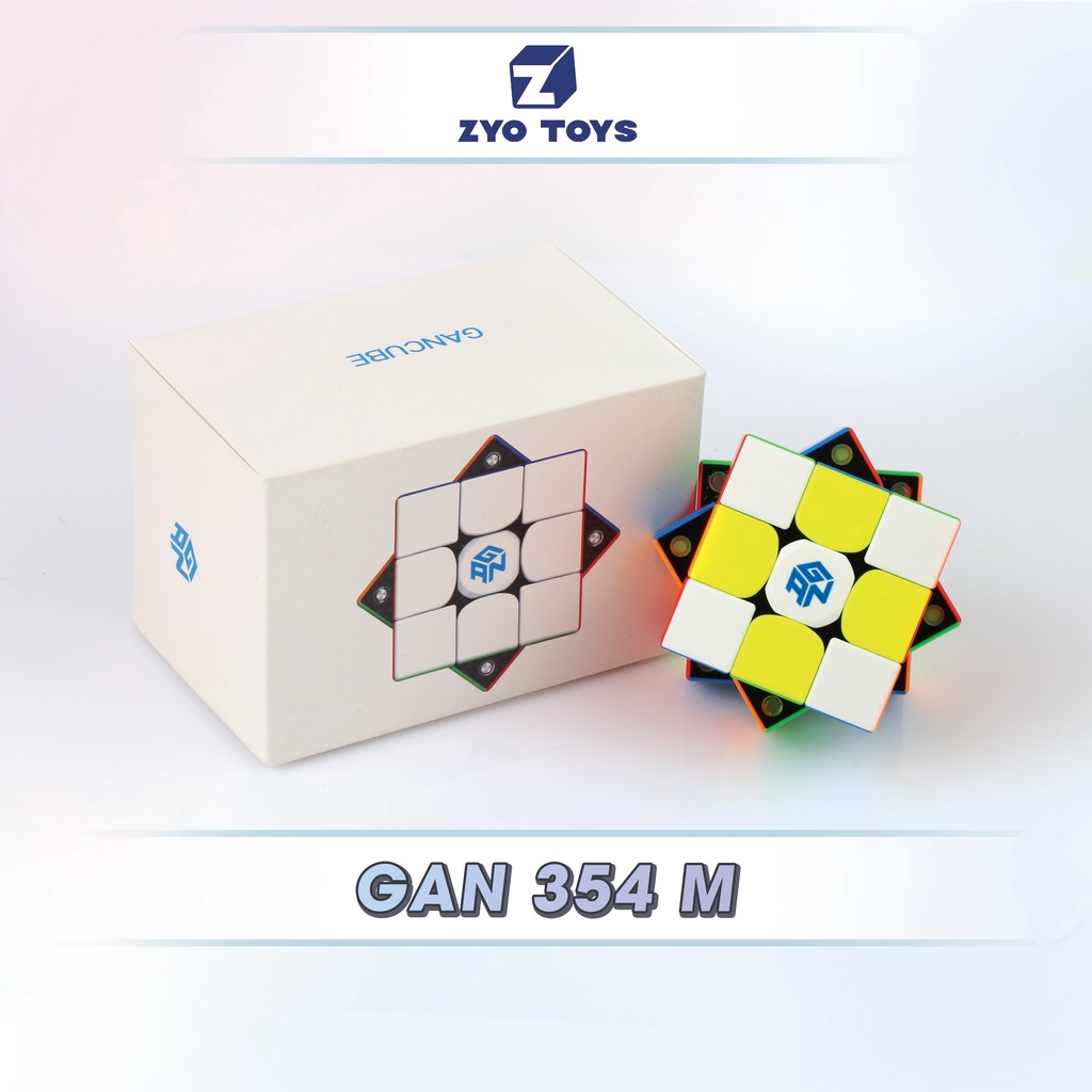 Rubik Gan 354 M Stickerless Không Viền 2 Phiên Bản Standard/ Advanced Version  - ZyO Toys