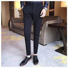 Quần tây nam công sở ống côn tôn dáng thanh lịch cho nam giới