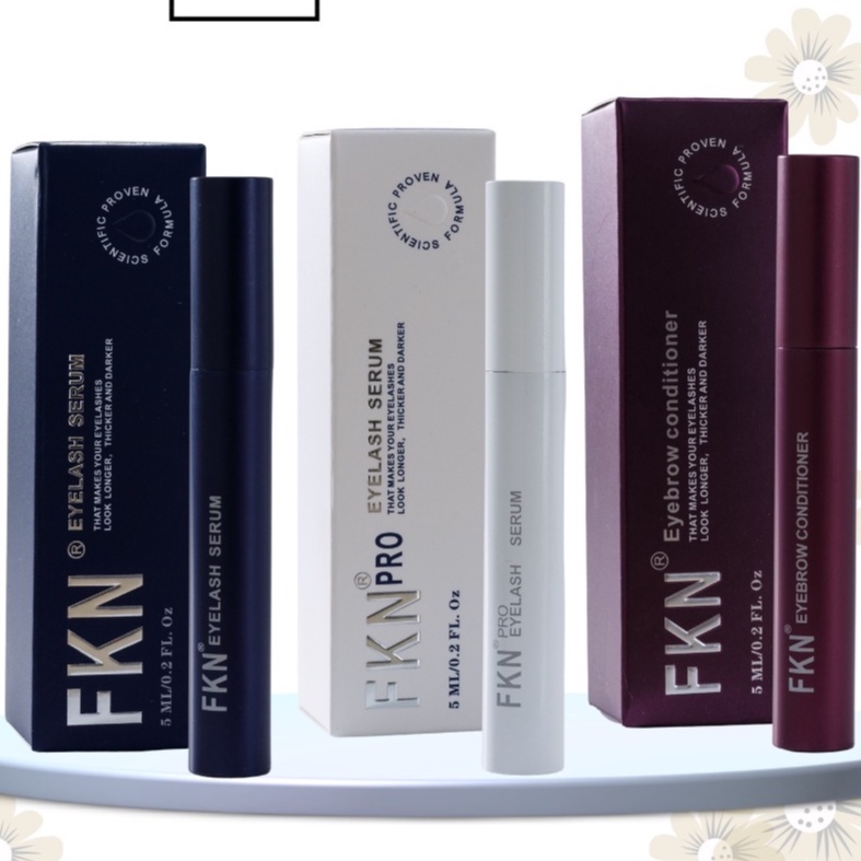 Combo dưỡng mi mày FKN hiệu quả sau 7-15 ngày sử dụng_hàng chính hãng