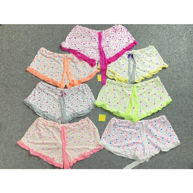 Quần ngắn, quần đùi ngủ hoạ tiết xinh xắn, tôn dáng, vải thun poly mát mẻ siêu thoải mái