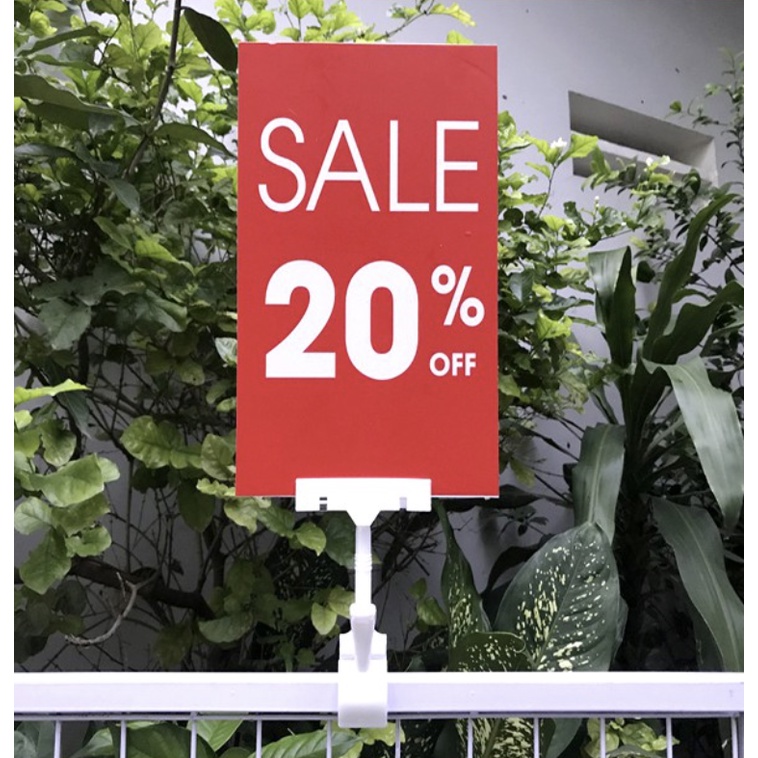 Kẹp bảng sale, kẹp quảng cáo, kẹp sale, kẹp bảng giá, kẹp wobbler