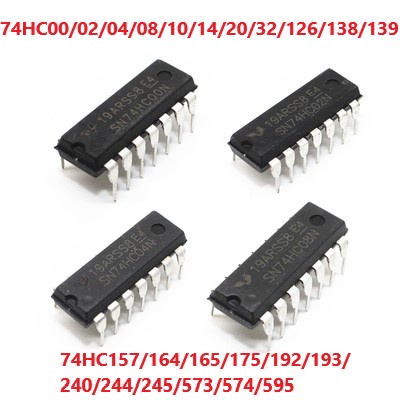 IC Số Các Loại 74HC00, 02, 04, 08, 10, 14, 20, 32, 126, 138, 139, 157, 164, 165, 175, 192, 193, 240, 244, 245, 573, 595