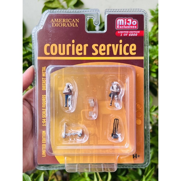 Hobby Store mô hình Figure American Diorama Courier Service Full Metal tỉ lệ chuẩn 1/64