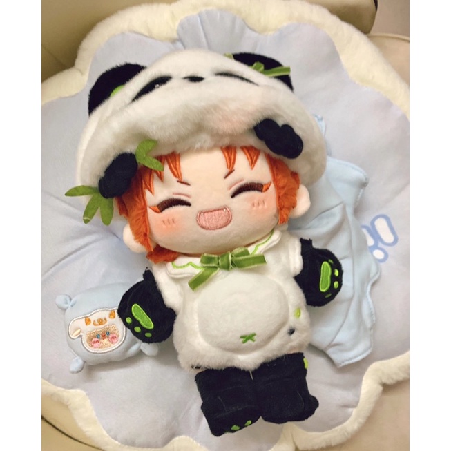 Bộ Gấu trúc xanh cho doll 20cm