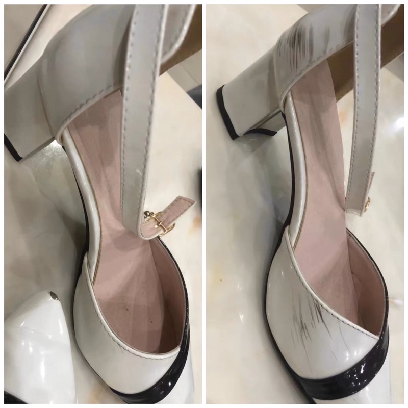 Dung dịch TẨY vết |XƯỚC| đen trên GUỐC da lì da bóng và viền GIÀY thể thao |30ml|