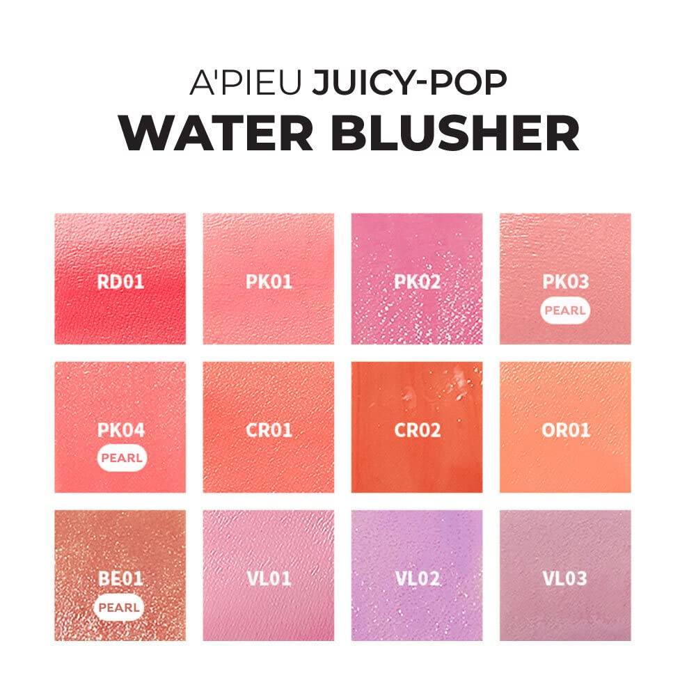 [Hàn Quốc] Phấn Má hồng dạng kem Apieu Juicy Pang Water Blush