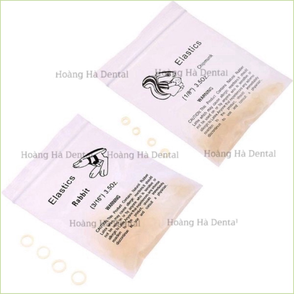 100 chun liên hàm chỉnh nha Chun kéo facemask Chun Kéo niềng răng lực 3.5oz 4.5oz 6.5oz - NHA KHOA HÀ NỘI