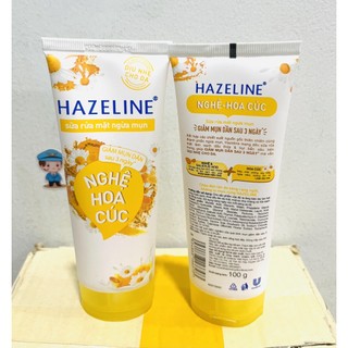 [HCM] (Chính hãng ) Tuýp sữa rửa mặt Hazeline 100g -  Có lựa chọn