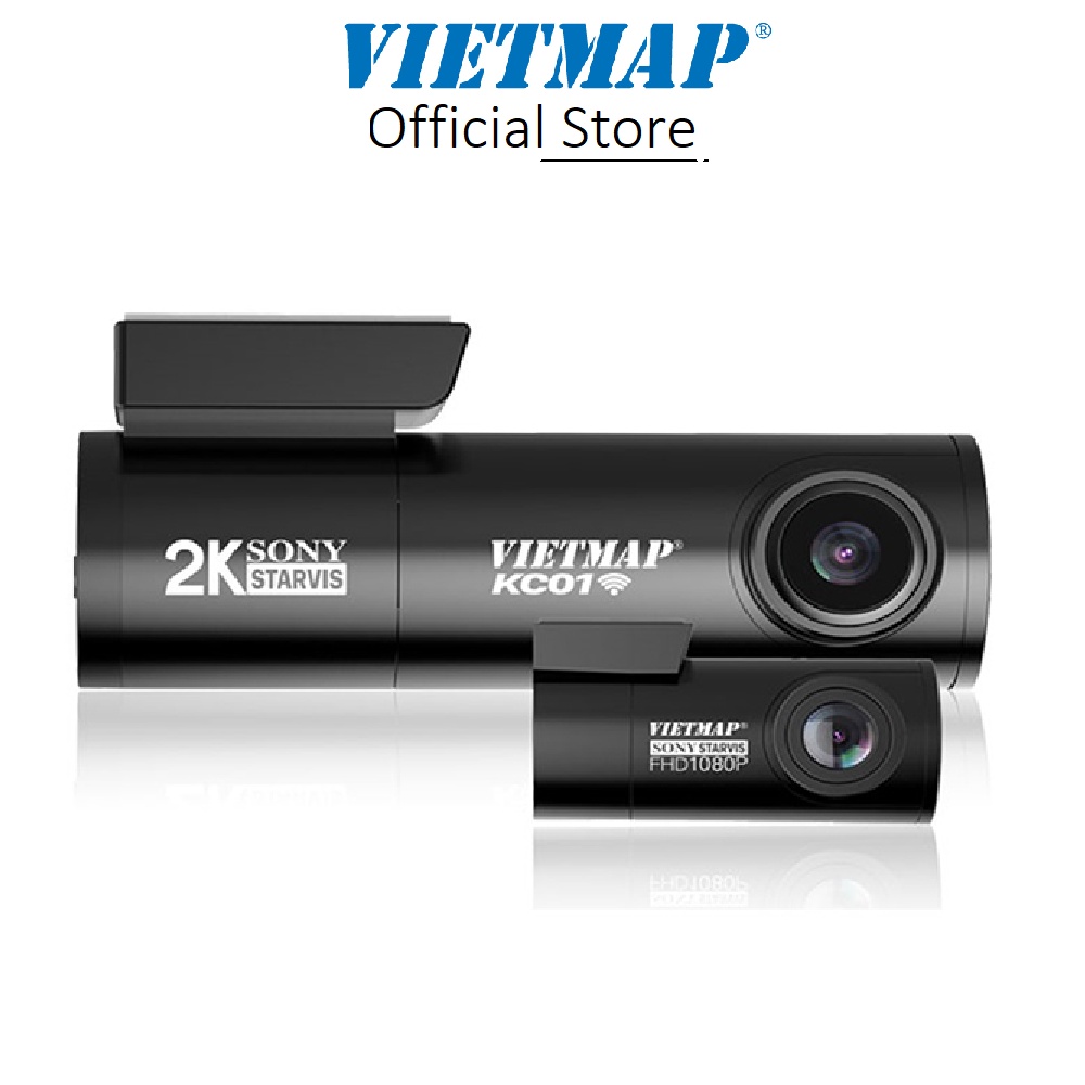 VIETMAP KC01 v.2 Camera hành trình Cảnh Báo Giao Thông ver 2.0 Cảm biến 2K Sony Starvis - Bảo hành 12 tháng