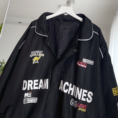 Áo Khoác Dù Racing Nam Nữ Form Rộng Phong Cách Thể Thao Hot Trend - Azura Store