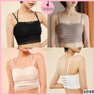 Áo bra ren ống 2 dây quây tinian có mút ngực cao cấp 6048