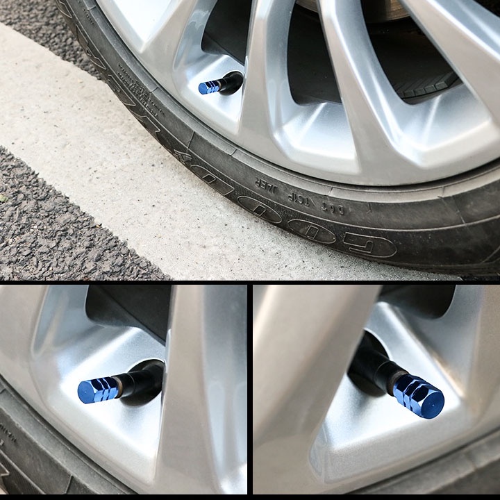 Nắp chụp van ô tô xe máy hợp kim nhôm cao cấp- phụ kiện xe hơi cao cấp- ô tô 87