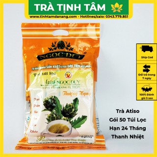 Trà atiso túi lọc thượng hạng Ngọc Duy Đà Lạt cao cấp gói 50 túi lọc nguyên chất giúp giải độc gan, ngủ ngon, lợi tiểu