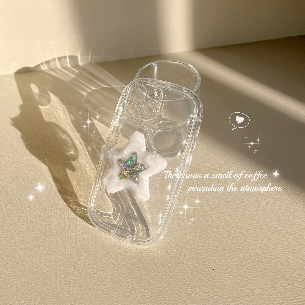 Ốp Điện Thoại Tpu Silicon Mềm Trong Suốt Chống Rơi Có Vòng Đỡ + Dây Đeo Ngọc Trai Cho iPhone 14 13 12 11 Pro Max XS XR 14 Plus