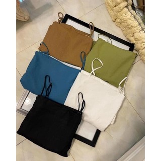 Lenin basic dress 🤎- Đầm hai dây chất linen