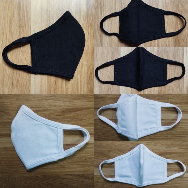 Khẩu Trang Vải Nam Nữ Khẩu Trang Màu Đen Cotton Nhật Cao Cấp