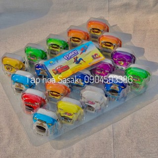 Vỉ Trứng Socola Ô Tô Đồ Chơi Ngộ Nghĩnh Cho Bé Funny Đại Long 20 Quả