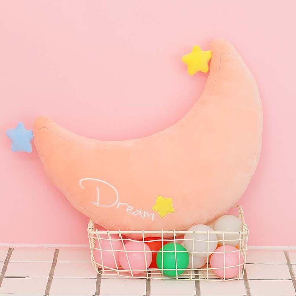 LANFY Gối Nhồi Bông Hình Ngôi Sao / Mặt Trời Màu Cầu Vồng Mềm Mại Trang Trí Ghế Sofa