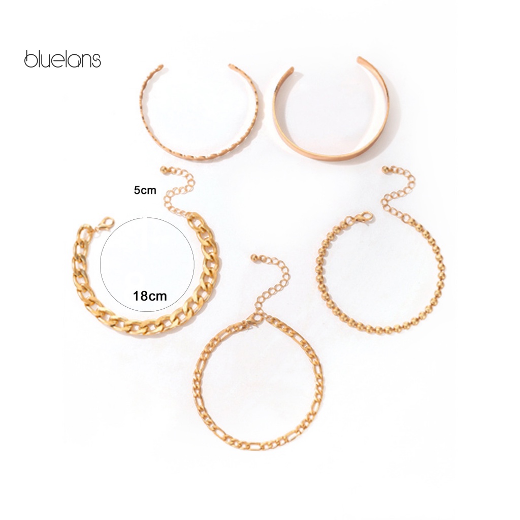 Set 5 Vòng Đeo Tay Phong Cách Bohemian Dành Cho Nữ