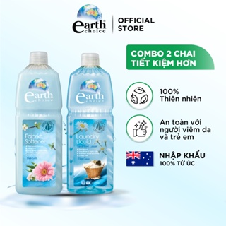 Combo giặt xả EARTH CHOICE Phù Hợp Với Chất Vải Thường