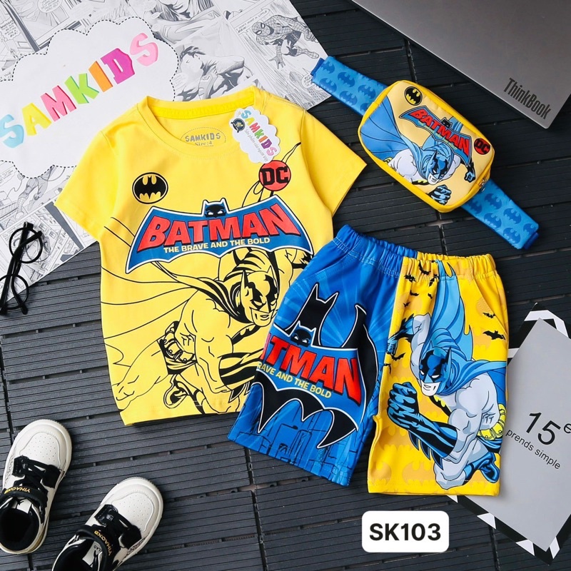 BỘ QUẦN ÁO BATTMAN MẪU MỚI 2023