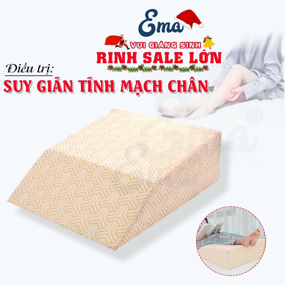 Gối kê chân chống suy giãn tĩnh mạch EMA - Thiết kế ôm theo đường cong chân