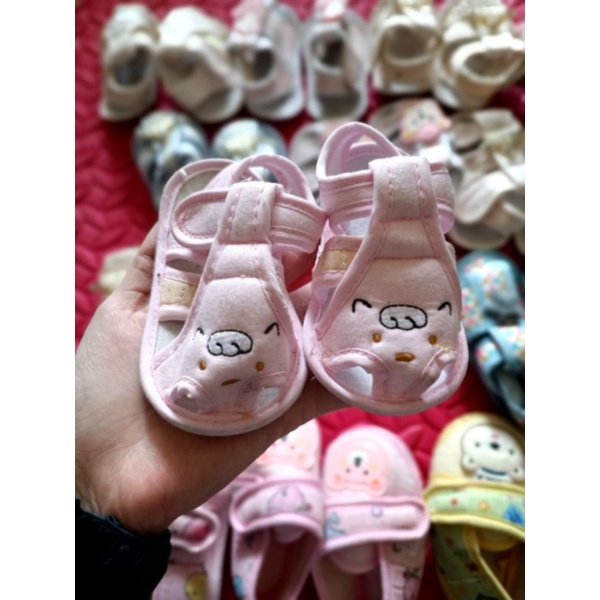 Giày dép vải đế mềm cho bé 4m-7m