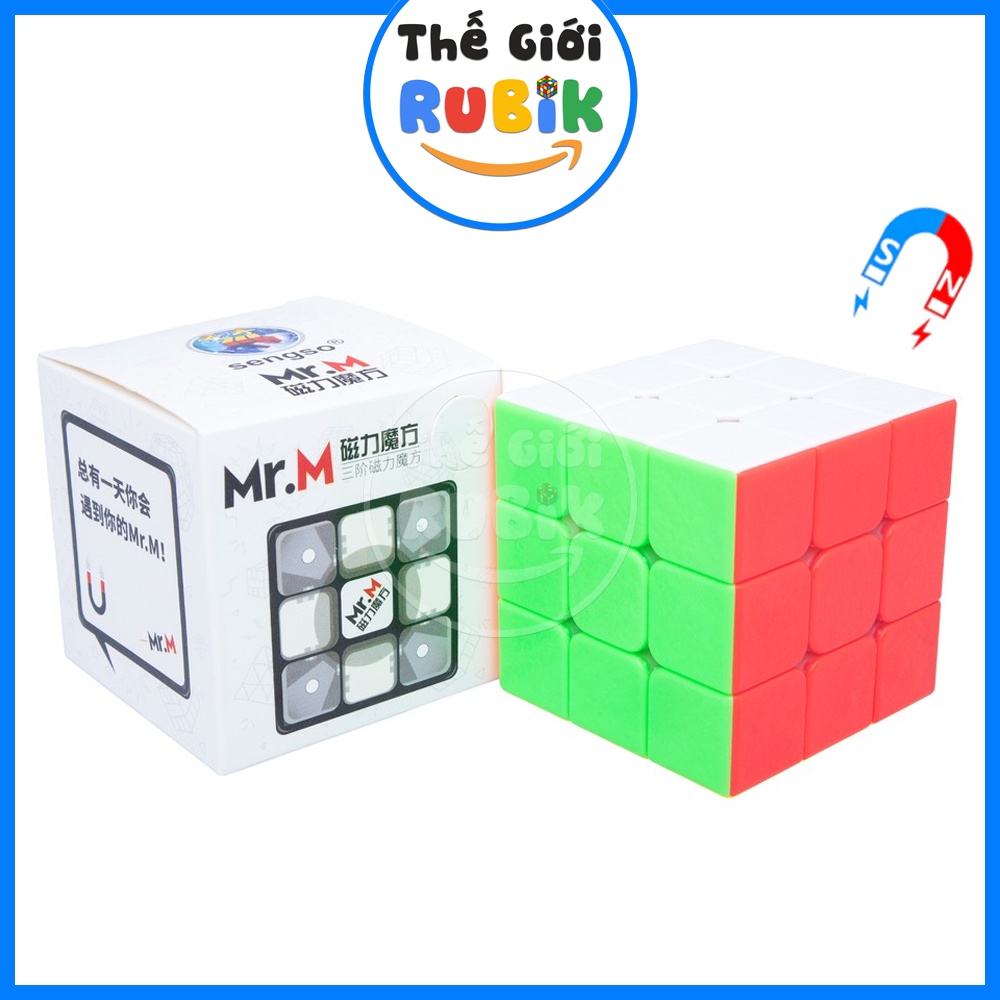 Rubik 3x3 SengSo Mr.M Có Sẵn Nam Châm. Rubic 3 Tầng ShengShou Mr M 3x3x3 Đồ Chơi Thông Minh | Thế Giới Rubik
