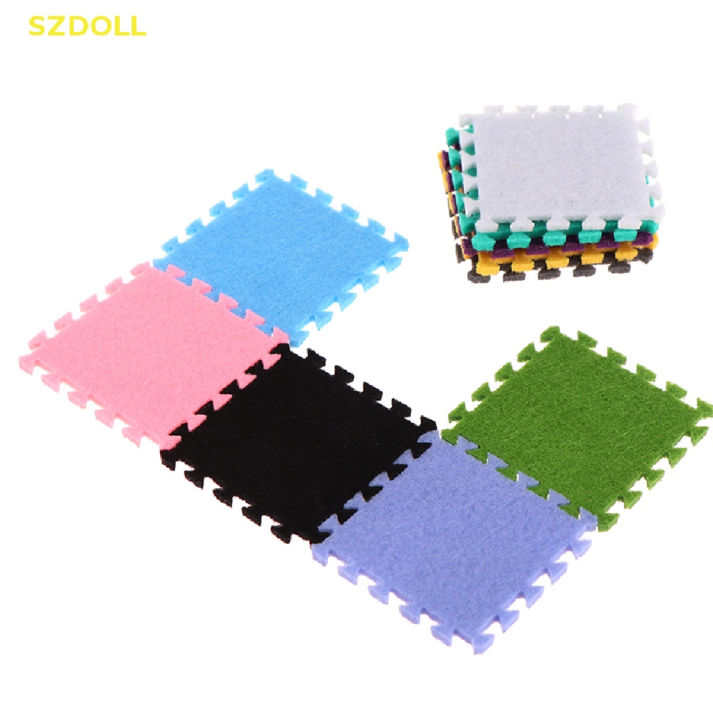 6 Thảm Lót Sàn Nhiều Màu Trang Trí Nội Thất Nhà Búp Bê 1: 12