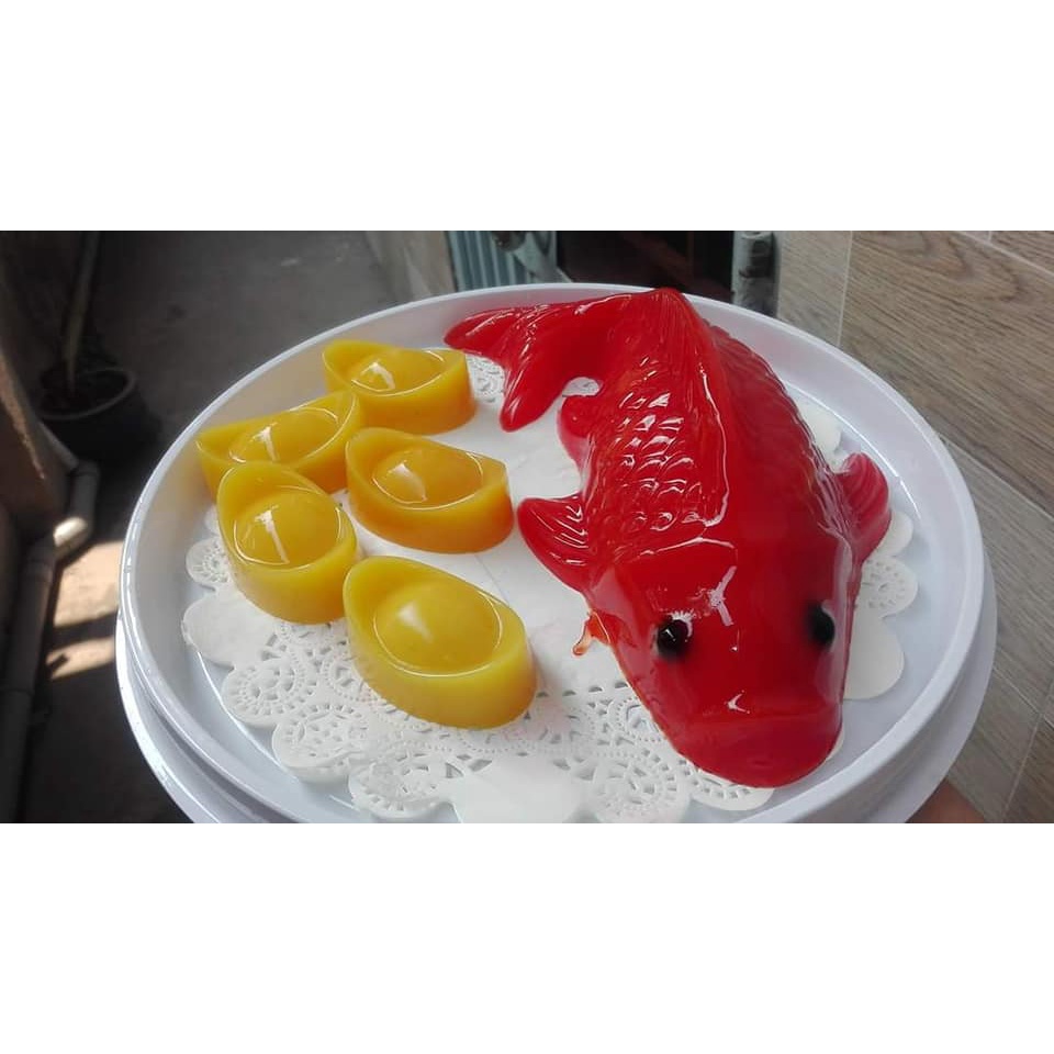 Khuôn cá chép đổ rau câu - khuôn xôi cá chép