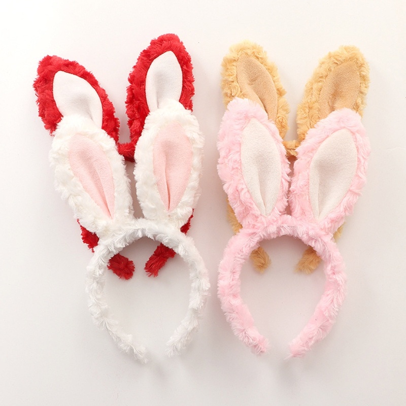 Flgo Băng Đô Tai Thỏ Lớn Trang Trí Tiệc Tùng Lễ Hội Cho Nữ