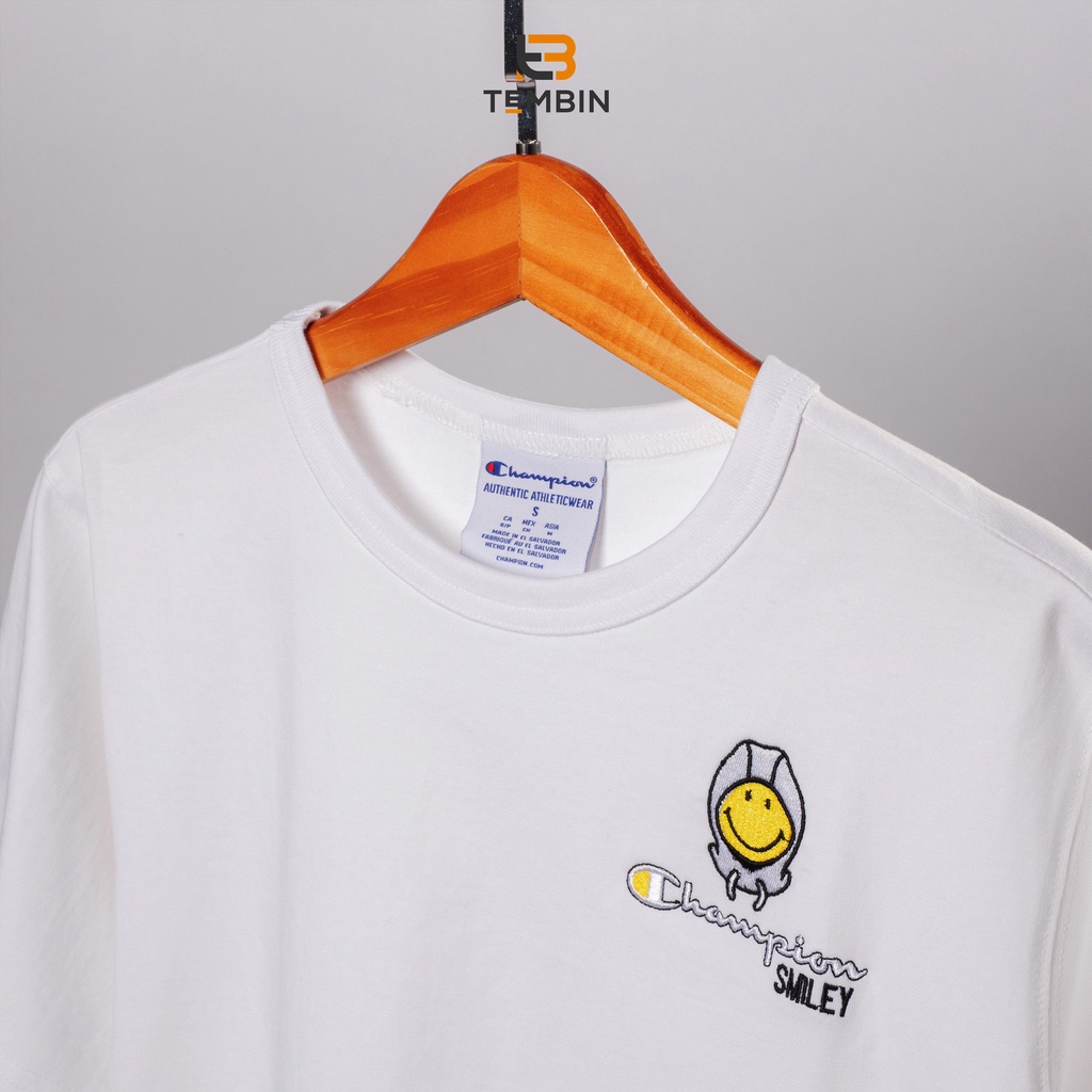 Áo Champion - Cotton - Áo Thun Form Rộng - Logo Thêu - Champion