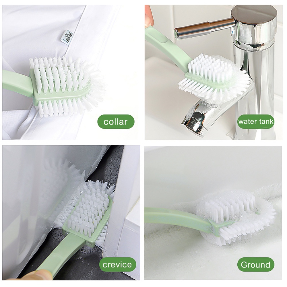 1 Bàn Chải Chà Giày Bằng Nhựa Năm Mặt Khử Nhiễm Đa Năng