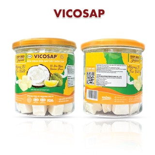 Sữa Chua Dừa Sáp Vicosap vị Sầu Riêng Hũ 60gr