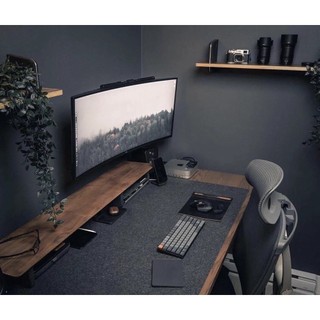 Kệ màn hình máy tính gỗ walnut