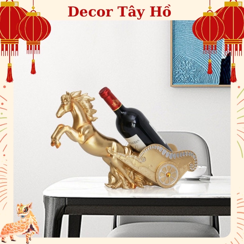 Kệ để rượu ngựa kéo thiết kế độc đáo ,sáng tạo theo phong cách Châu Âu