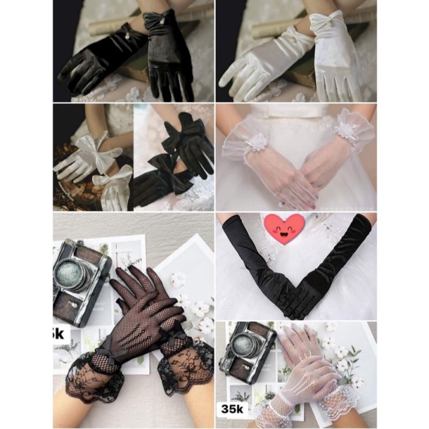 găng tay cô dâu 30k