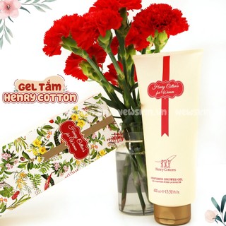 Gel tắm nữ Henry Cotton's hương nước hoa 400ml