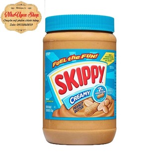 [Date 03/2024] Bơ Đậu Phộng Không Hạt Skippy 1.36kg - Hàng Mỹ