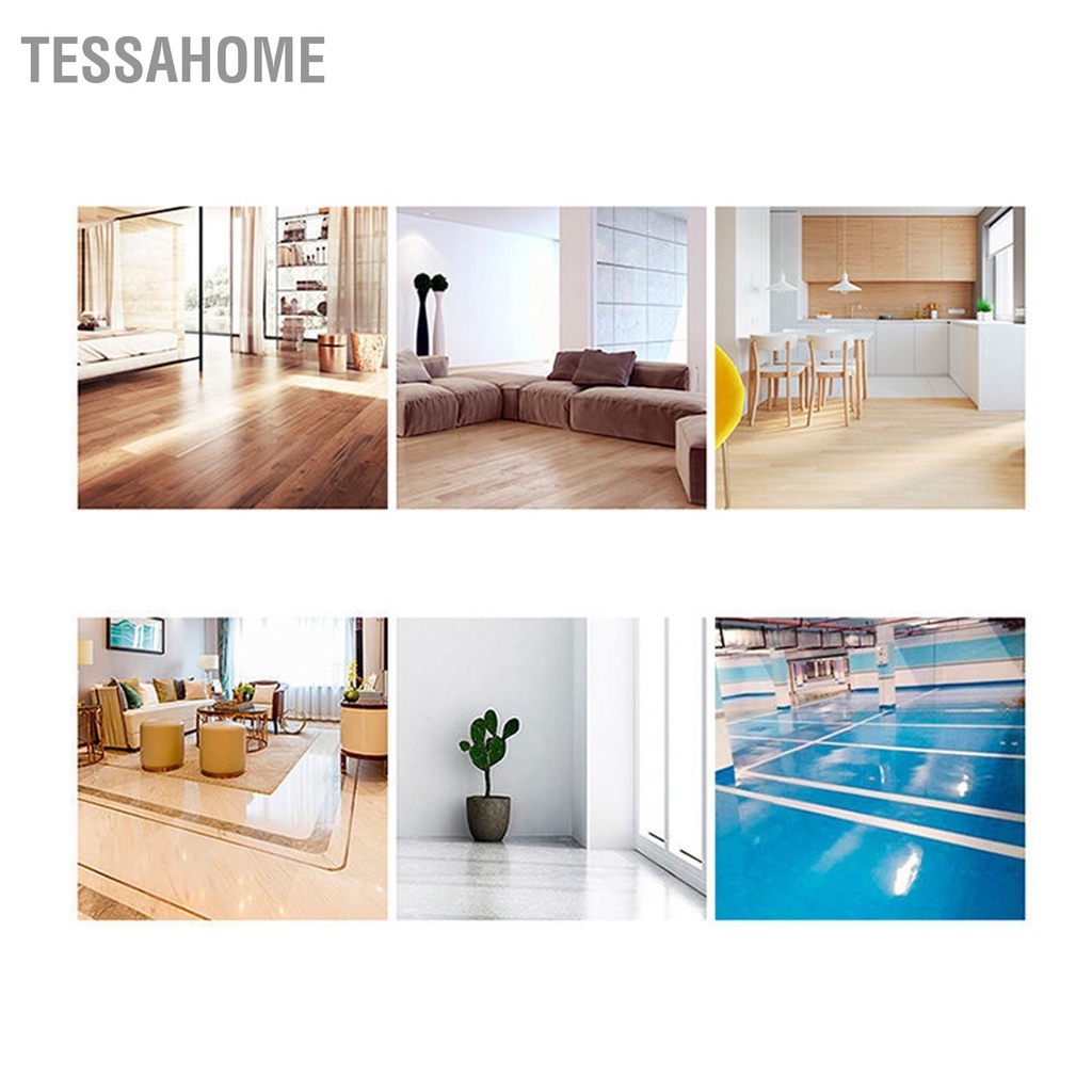 TessaHome Nước lau sàn 500ml Loại bỏ vết bẩn mạnh Làm sáng da Mùi thơm Ngói làm sạch gỗ Dung dịch vệ sinh