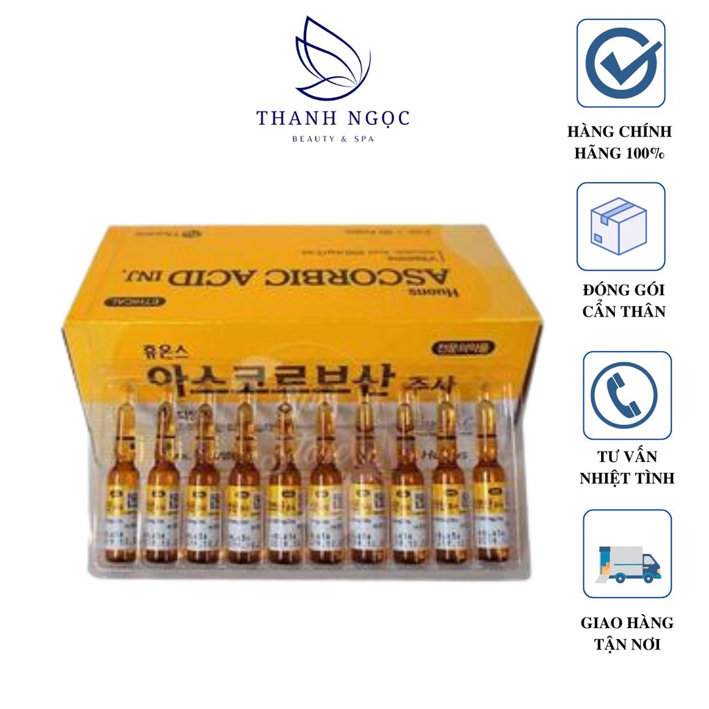 Vitamin C Hàn Quốc Vitamin C spa( Vỉ 10 ống)