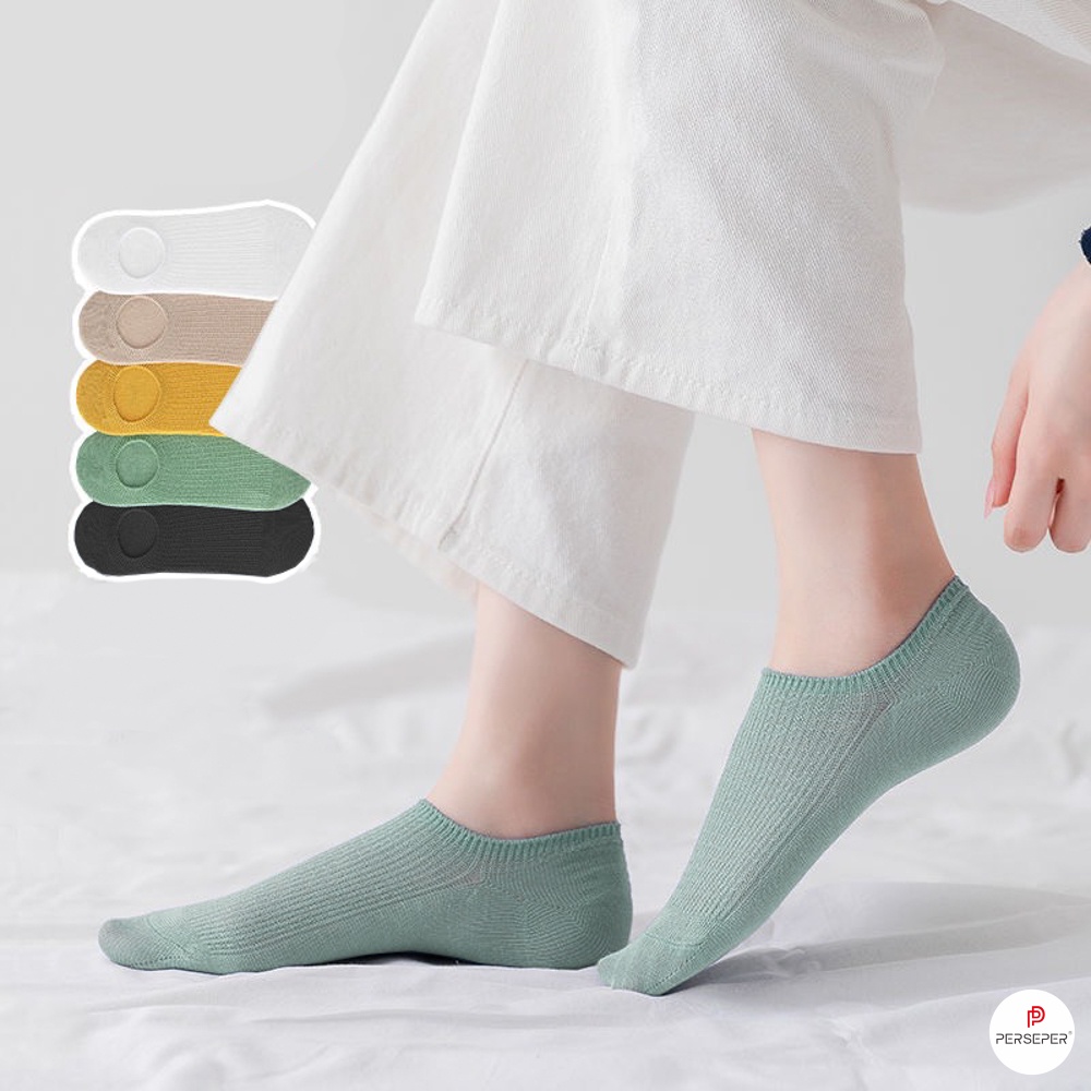 Tất vớ nữ cổ lười phong cách Hàn Quốc hiện đại dễ phối đồ - Ekiu Shop