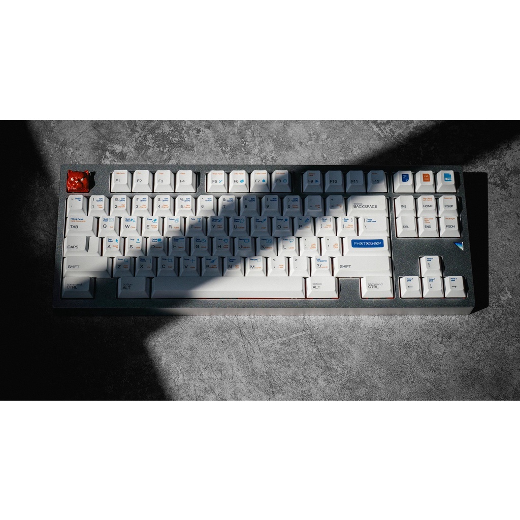 Bộ keycap Photoshop dành cho designer nhựa PBT cao cấp 134 phím dày 1,4mm - Kicap