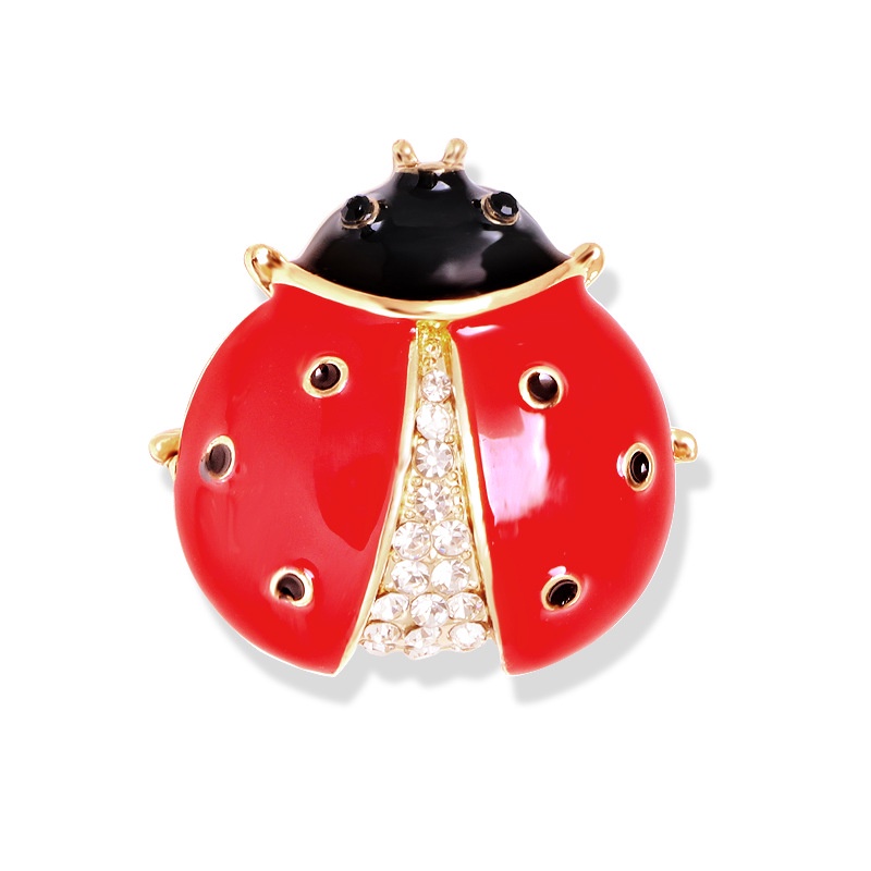 Ghim Cài Áo Hình Con Ong Đính Đá Ngọc Trai Dễ Thương