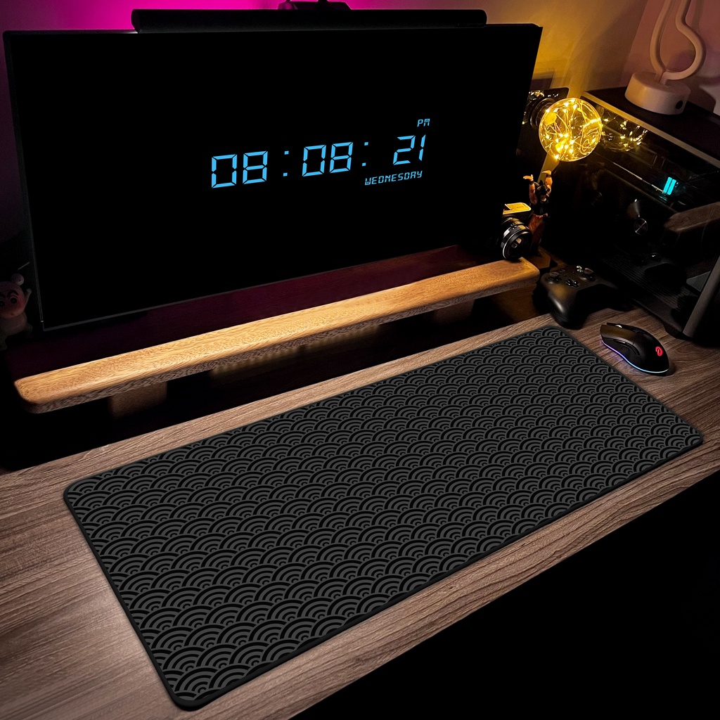 Bàn di chuột, pad chuột, lót chuột khổ lớn mặt trơn speed size 90x40x0.3cm Ver.2 | Gearbros