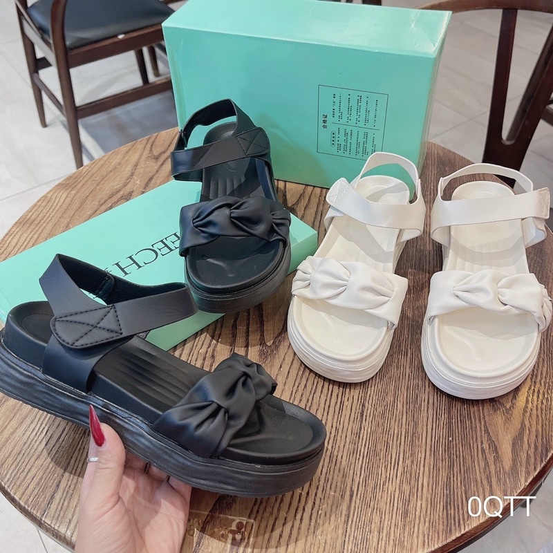 Sandal Đế Đúc Quai Phối Bính Siêu Êm Đẹp