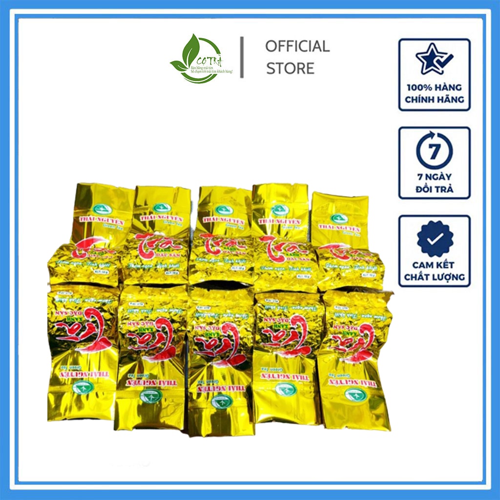 Chè búp thái nguyên đóng gói 10g đi lễ hay uống nhỏ lẻ- 1kg = 100 gói-giá bình dân