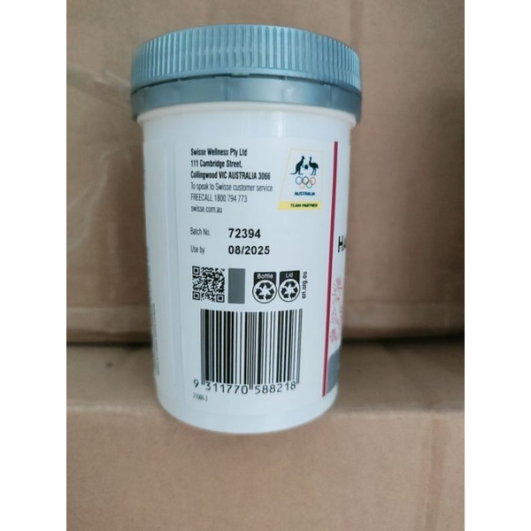 Viên uống đẹp da tóc móng của Swisse Hair Skin Nails 60v /100 viên