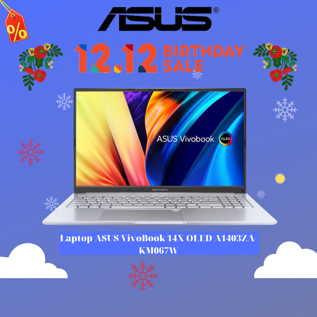 Laptop ASUS VivoBook 14X OLED A1403ZA-KM067W i5-12500H | 8GB | 256GB | 14' 2.8K OLED
